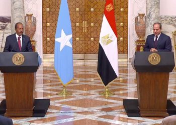 المؤتمر المشترك بين الرئيسي الصومالي ونظيره المصري