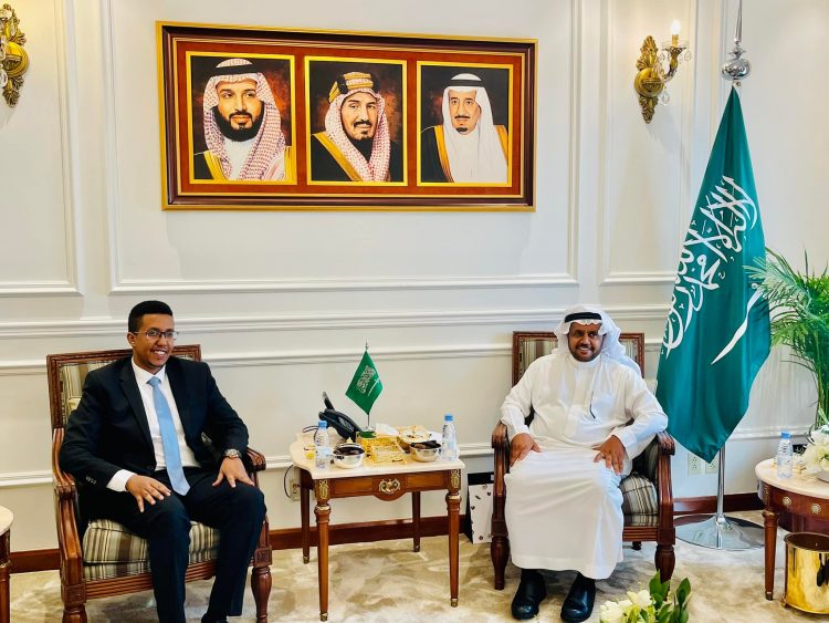 مندوب الصومال الدائم لدى التعاون الإسلامي يلتقي بنظيريه السعودي والياباني  (صور)