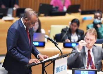 رئيس الوزراء الصومالي يلقي كلمة في اجتماع حول أهداف التنمية المستدامة للأمم المتحدة