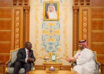 ولي العهد يبحث مع الرئيس الكيني فرص التعاون