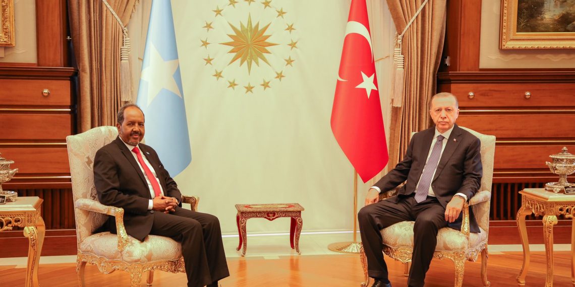 الرئيس الصومالي يلتقي نظيره التركي في إسطنبول