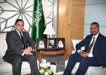 سفير الصومال لدى مصر يلتقي مندوب المملكة العربية السعودية لدى الجامعة العربية