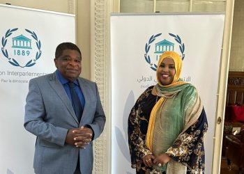 مروة عبدي بشير تجتمع مع الأمين العام للاتحاد البرلماني الدولي في جنيف