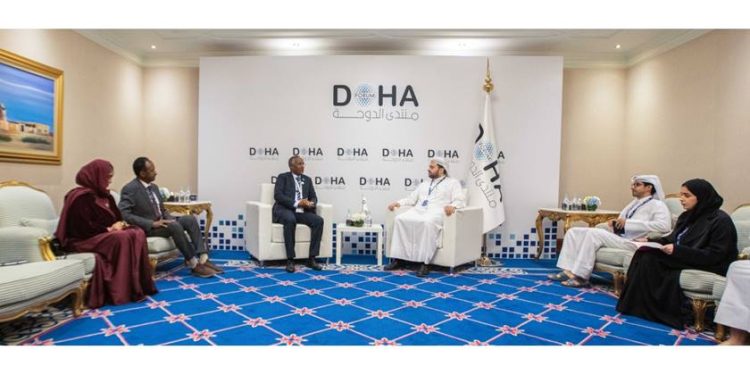 وزير الخارجية الصومالي يلتقي بوزير الدولة للشؤون الخارجية القطري