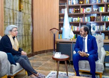 الرئيس الصومال يستقبل ممثلة الاتحاد الأوروبي للقرن الأفريقي