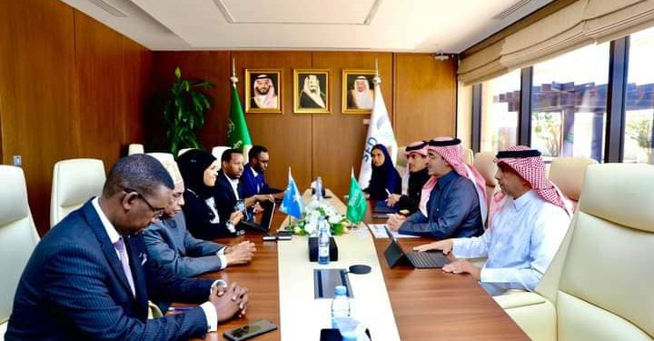 وزيرة النقل والطيران المدني الصومالية تعقد اجتماعًا مع رئيس صندوق التنمية السعودي