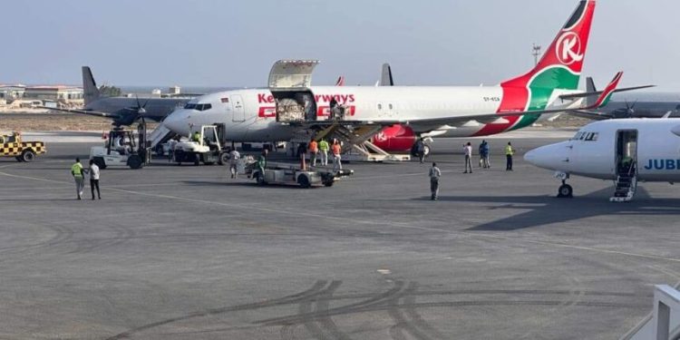 الخطوط الجوية الكينية تبدأ رحلات شحن مباشرة بين الصومال والإمارات العربية المتحدة