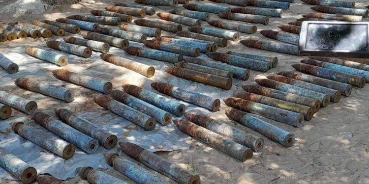 الشرطة الصومالية تضبط 140 قذيقة هاون في عملية عسكرية