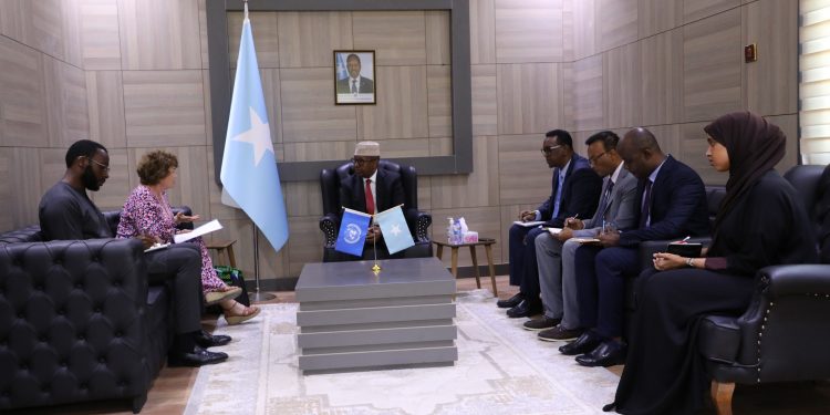 وزير الخارجية الصومالي يناقش التحديات السياسية والأمنية مع المبعوث الأممي