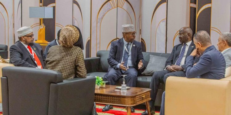 وزير الخارجية الصومالي يبحث مع نظيره الموريتاني تعزيز العلاقات الثنائية