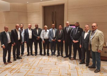 السفراء والمندوبون الدائمون لدى جامعة الدول العربية ينظمون احتفالاً للسفير الصومالي بمناسبة انتهاء فترة عمله