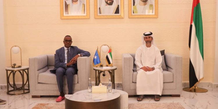 رئيس الهيئة الوطنية لإدارة الكوارث يبحث مع سفير الإمارات دعم مشاريع التعافي من الفيضانات