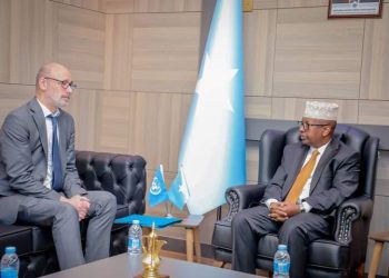 وزير الخارجية الصومالي يستقبل نائب الممثل الخاص للأمين العام للأمم المتحدة