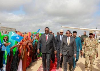 وصول نائب رئيس الوزراء الصومالي إلى مدينة جوهر