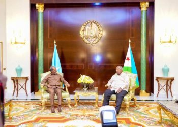 الرئيس الصومالي يبحث مع نظيره الجيبوتي تعزيز العلاقات الأمنية والاقتصادية