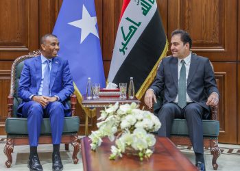 رئيس الوزراء الصومالي يلتقي رئيس مجلس النواب العراقي في بغداد