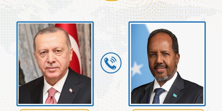 الرئيس الصومالي ونظيره التركي يبحثان التوتر بين مقديشو وأديس أبابا