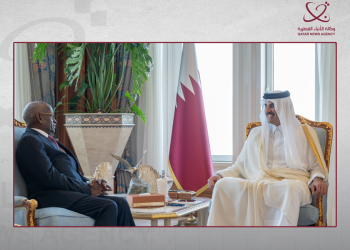 أمير  قطر يتلقى رسالة شفوية من رئيس جيبوتي