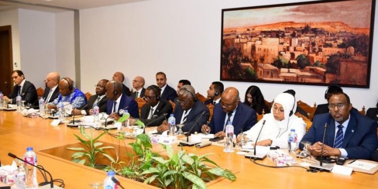 سفير الصومال بمصر يشارك في اجتماع وزير الخارجية المصري مع سفراء الدول الافريقية المعتمدين لدى القاهرة