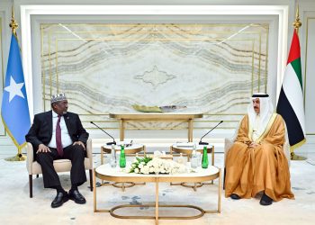 رئيس مجلس الشعب الصومالي يبحث مع نظيره الإماراتي التعاون البرلماني