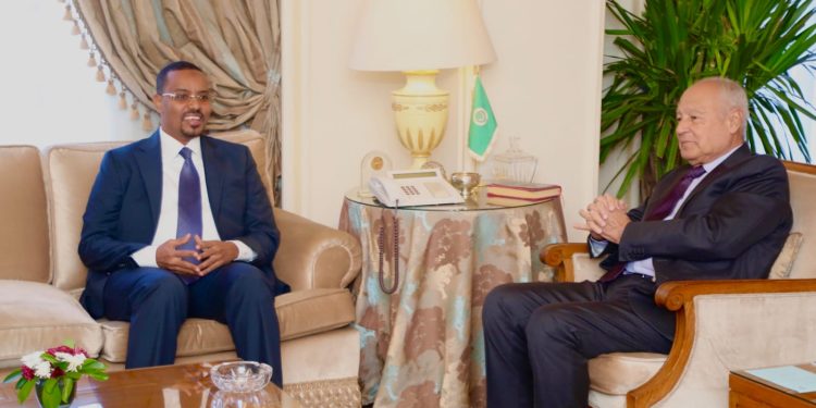 وزير الدولة للعدل الصومالي يلتقي الامين العام لجامعة الدول العربية