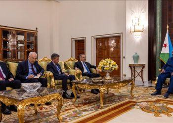 رئيس جيبوتي يستقبل وزير خارجية تركيا