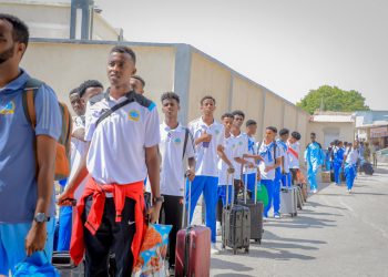 منتخب الصومال تحت 15 عامًا يغادر إلى أوغندا للمشاركة في تصفيات كأس المدارس الأفريقية