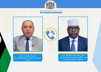 وزير الخارجية يجري إتصالاً هاتفياً مع نظيره الليبي