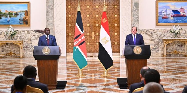 كلمة الرئيس المصري عبد الفتاح السيسي خلال المؤتمر الصحفي المشترك مع رئيس جمهورية كينيا