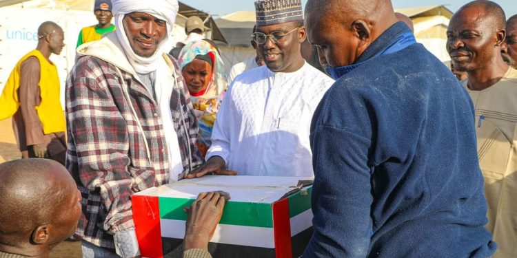 بتوجيهات رئيس الدولة. الإمارات تقدم مساعدات إنسانية لدعم الأمن الغذائي في تشاد