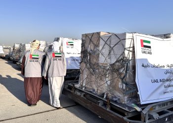 مطار بيروت يستقبل الطائرة الإغاثية الـ 23 محملة بـ 35 طنا من المساعدات الطبية ضمن حملة “الإمارات معك يا لبنان”