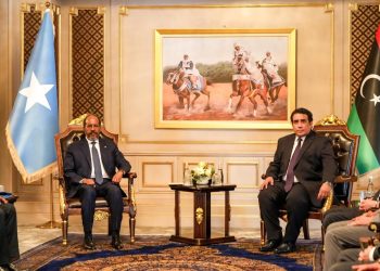 تصريح صحفي يجمع رئيس جمهورية الصومال ورئيس المجلس الرئاسي الليبي