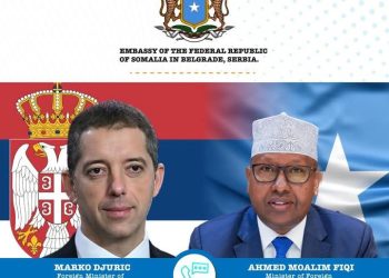 وزيرا خارجية الصومال وصربيا يبحثان تعزيز العلاقات الثنائية