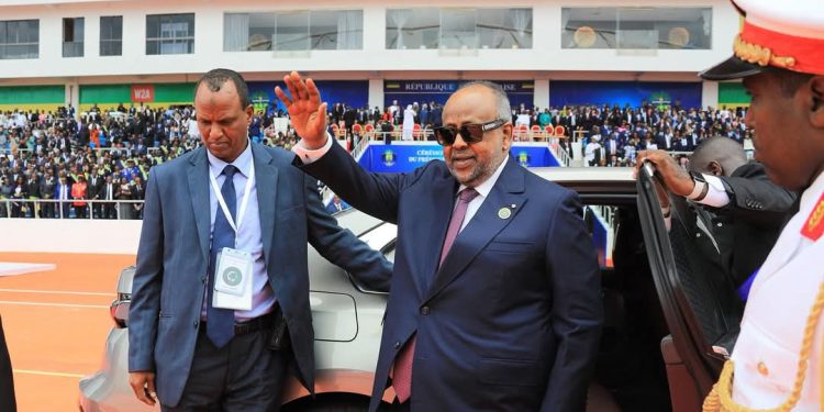 تنصيب أوليغي نغيما.. حضور جيبوتي رفيع ورسائل تعاون أفريقي مشترك