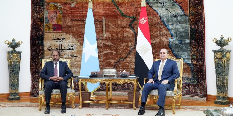 مصر والصومال تتفقان على توسيع التعاون الأمني والعسكري وتفعيل الشراكة الاستراتيجية