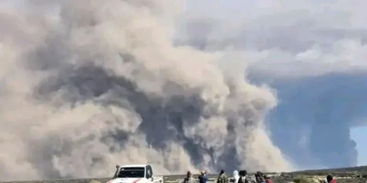 بركان إثيوبي يثور بعد 12 ألف عام والرماد يصل دولا عربية