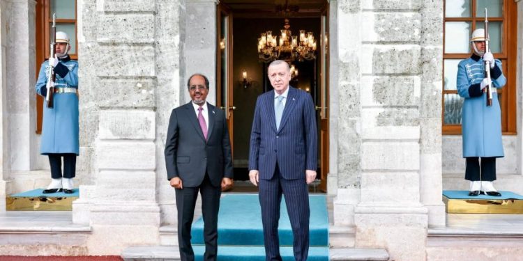 محادثات رفيعة بين رئيسي الصومال وتركيا حول الموارد الطبيعية والعلاقات الثنائية