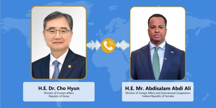 وزير الخارجية الصومالي يجري محادثات مع نظيره الكوري لتأكيد سيادة الصومال
