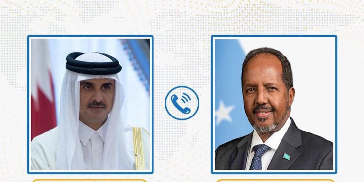اتصال بين رئيس الصومال وأمير قطر يبحث تطورات الأوضاع في المنطقة