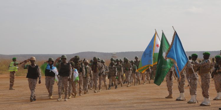 وصول قوات جيبوتية جديدة إلى الصومال ضمن بعثة الاتحاد الإفريقي