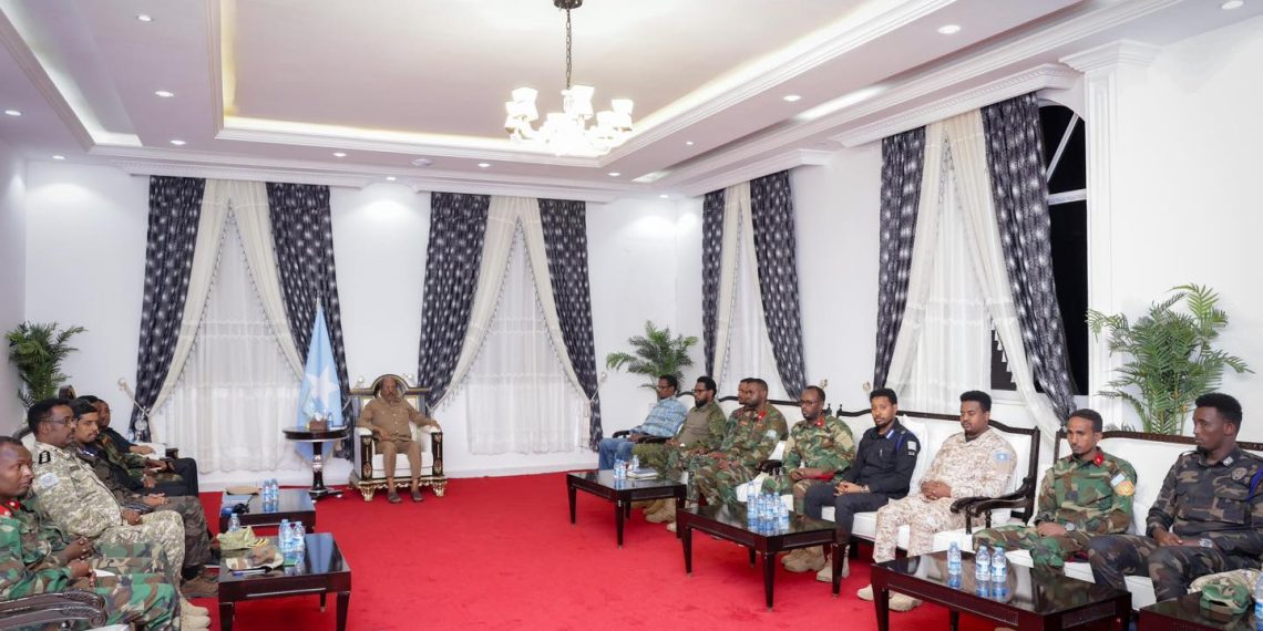 اجتماع أمني رفيع المستوى في بيدوا بقيادة الرئيس الصومالي