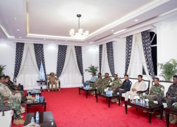 اجتماع أمني رفيع المستوى في بيدوا بقيادة الرئيس الصومالي