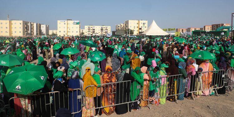 آلاف المؤيدين يحتشدون في بلبلا دعماً لإسماعيل عمر جيله