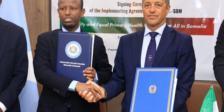 الصومال وإيطاليا يوقعان اتفاقًا لتعزيز الخدمات الصحية الأساسية