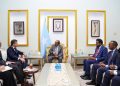 الرئيس الصومالي يبحث مع مسؤول أممي أولويات العمل الإنساني وجهود التعافي